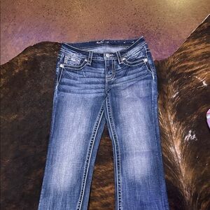 Miss Me Dark Blue Boot Cut Jeans